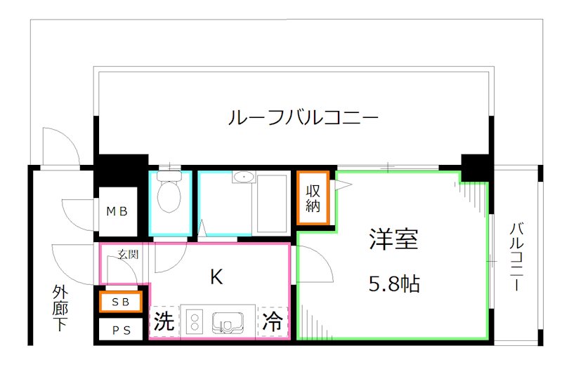 アプレシティ高円寺 間取り