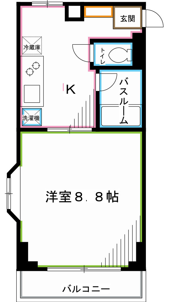 シャトー阿佐谷 間取り