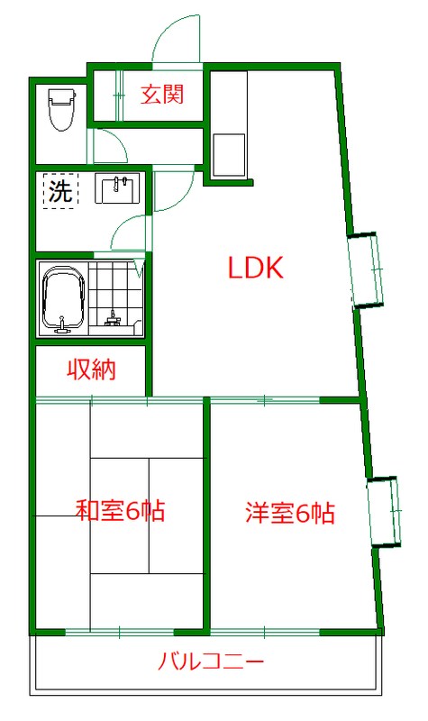 メゾン グリーンテラス 間取り
