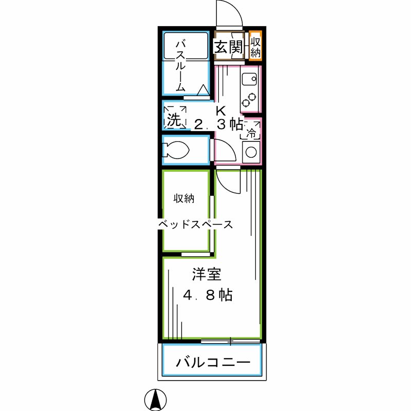 サンハイムフローラ 間取り