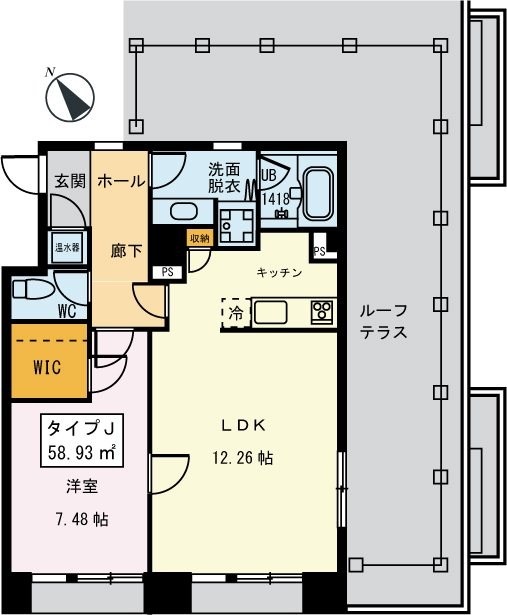 桃園パークマンション 間取り