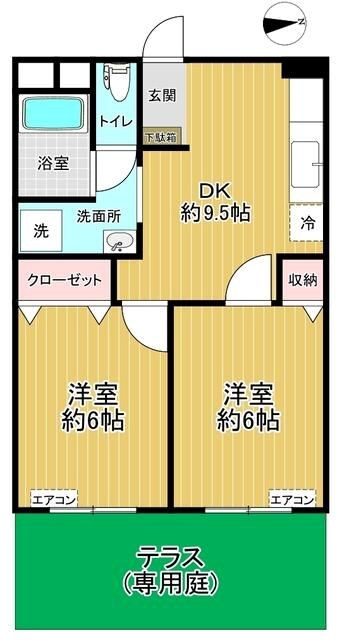 ハイツカメリア 間取り