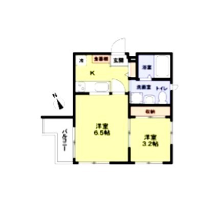 ルーブル三鷹参番館 間取り