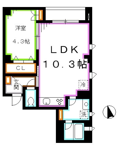NOVEL OGIKUBO A 間取り