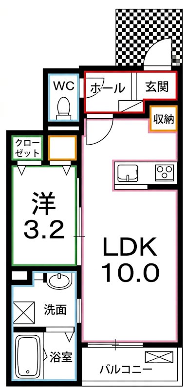 クラールフリーデ 間取り