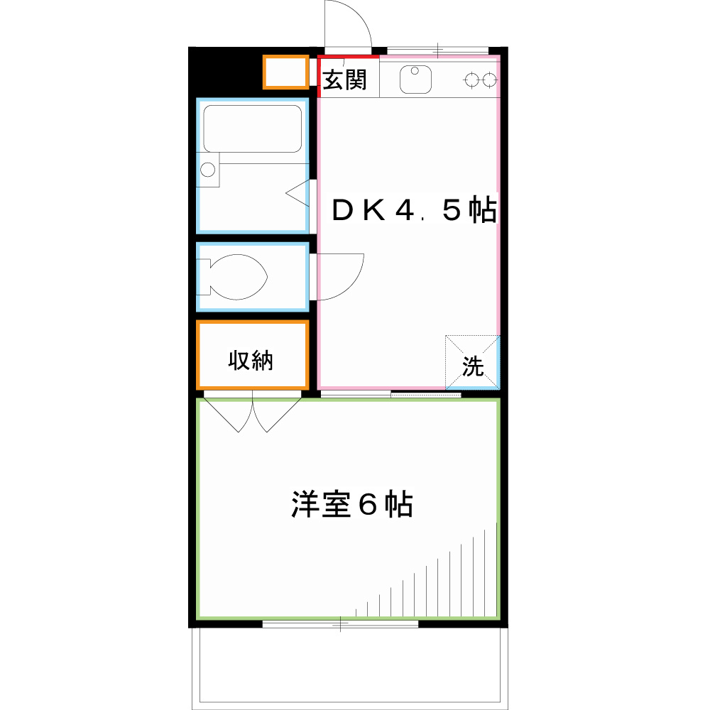 パークサイドハイツ 間取り
