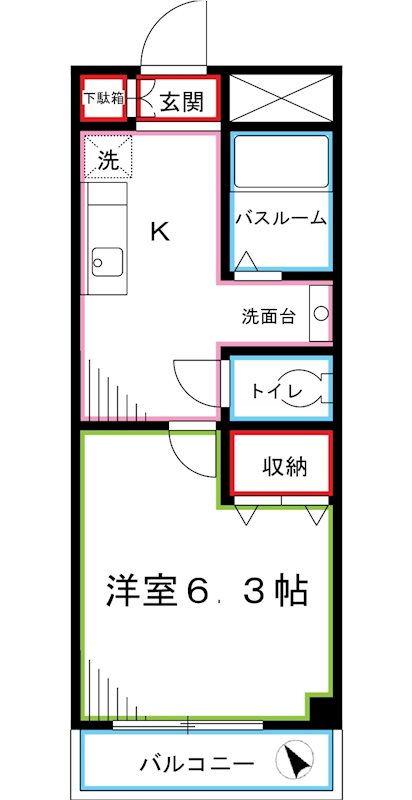 ラグーン三鷹 間取り