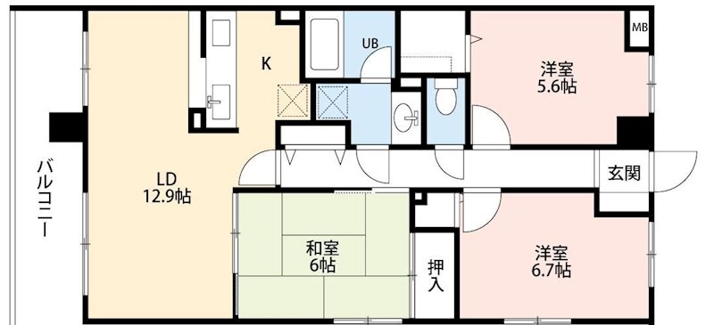 武蔵野グランフラッツ 間取り