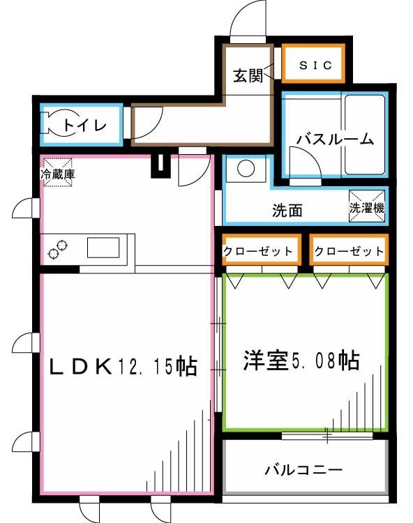 メルベイユ浜田山 間取り