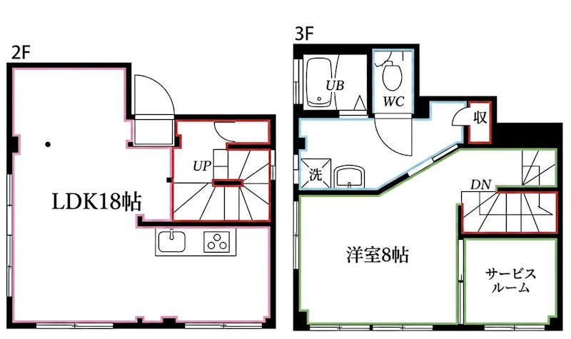 North国立 間取り