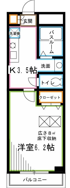 ラグーン三鷹 間取り