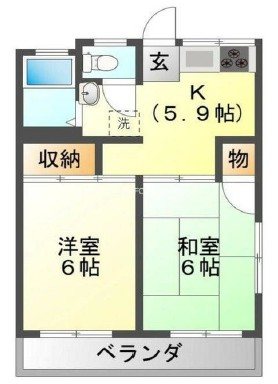 コーポサンレイ 間取り