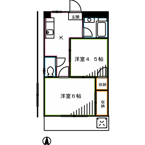 マークンコーポ 間取り