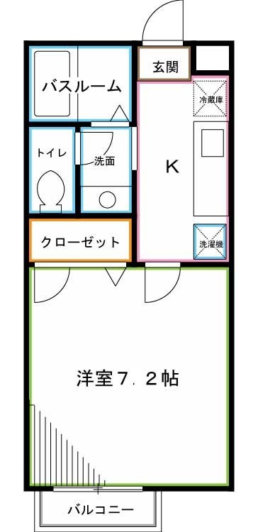 グリーンウインド  間取り