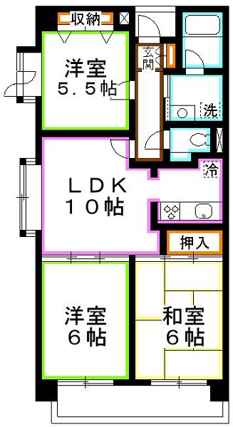 メインステイ関町　　 間取り
