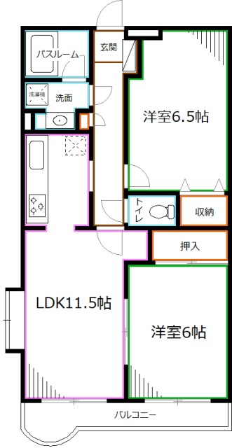 ガーデンパレス関町 間取り