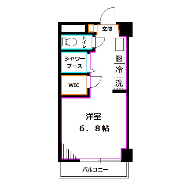 ロイヤルメゾン荻窪 間取り