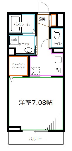 セジュール南阿佐ヶ谷1 間取り