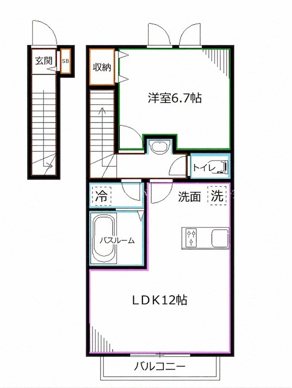 フィーカ H棟 間取り