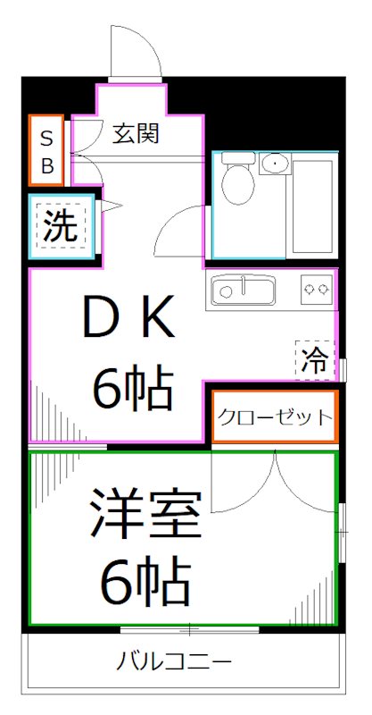 KeepL武蔵小金井 間取り