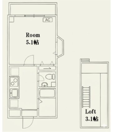 シャトレ西荻窪 間取り