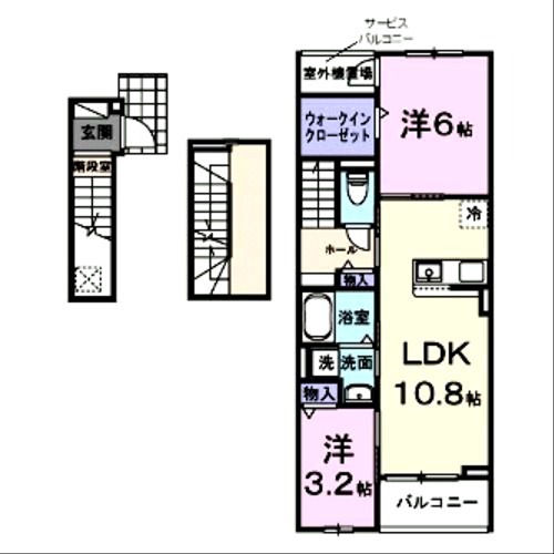 ヒカルサ西東京向台イースト 間取り