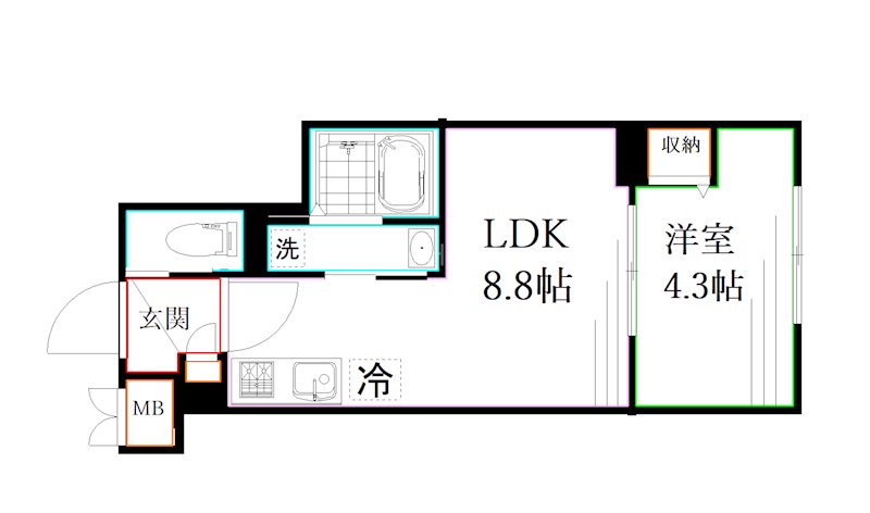 エルファーロ三鷹 間取り