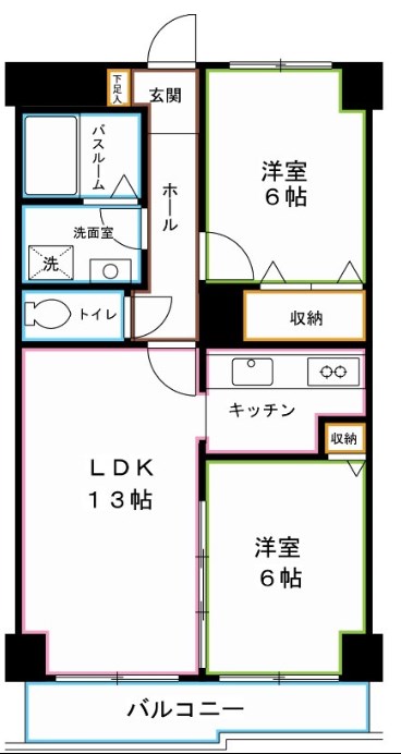 セントラルパレス 間取り