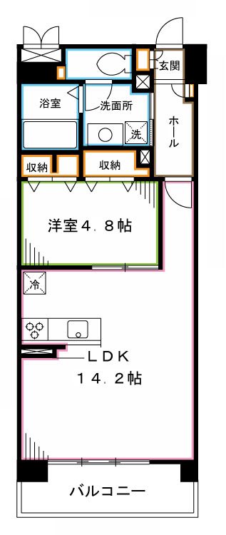 エストレリータ新宿落合 間取り