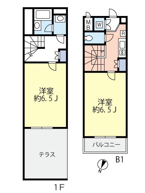 ルーブル中野富士見町伍番館 間取り