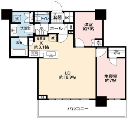 パークシティ中野 ザ タワー ブリーズ 間取り