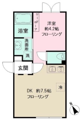 LAPiS中野坂上Ⅱ 間取り