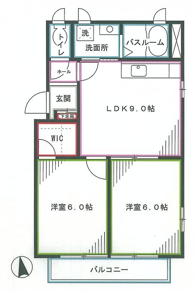 ベレオ高円寺  間取り