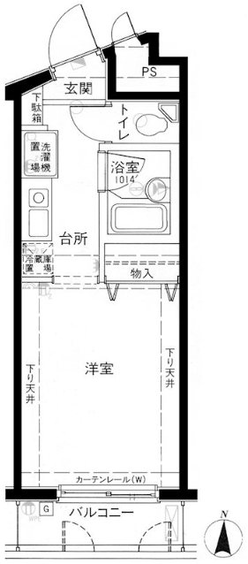 メインステージ新中野駅前 間取り