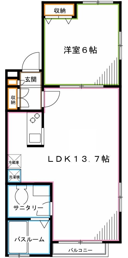 アンジュ・ＩＭ 間取り