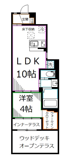 プルニール(Prunier) 間取り