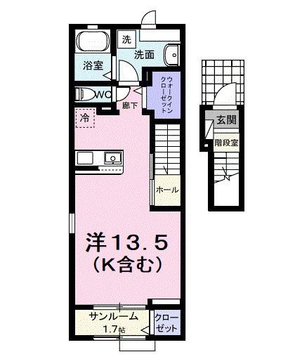 パフュームⅠ 間取り
