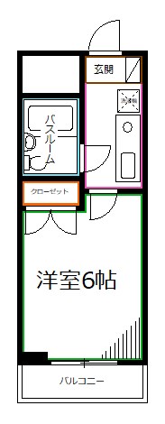 コスモリード国分寺 間取り