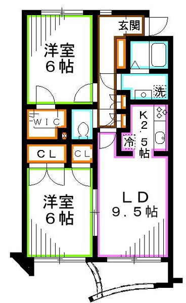 コリーヌ ド ヴァレー武蔵野 間取り