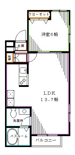 アンジュI・M 間取り