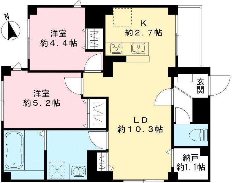 クレア　ネスト 間取り