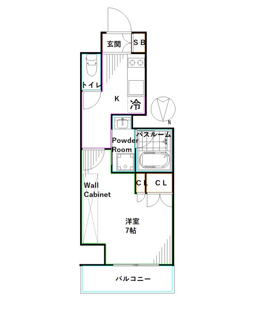 東京都杉並区高円寺北３丁目 間取り
