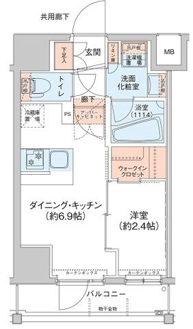 アジールコート新高円寺 間取り