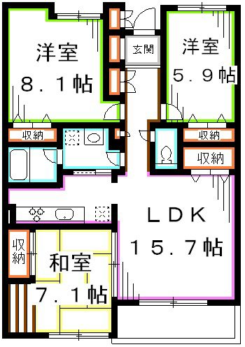 武蔵野パークヒルズ 間取り