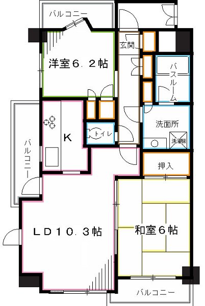 ウィン荻窪 間取り