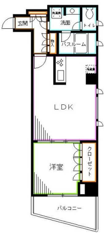 プライムアーバン西荻窪Ⅱ  間取り