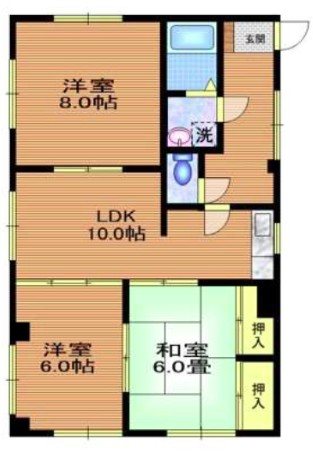 北一レジデンス  間取り