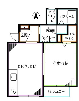 ルック新高円寺・京 間取り