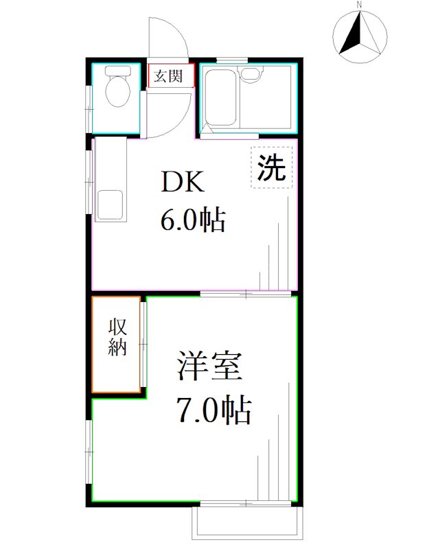 コーポビリジアンB 間取り