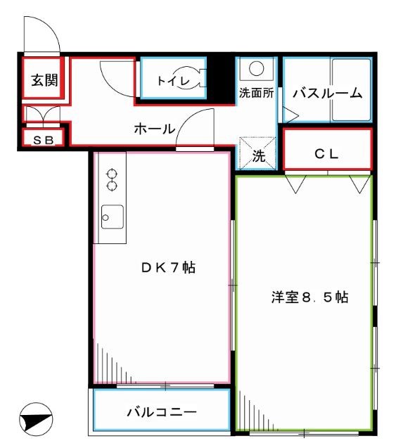 ハイリードセイフウ 間取り